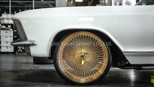 Sw rims מותאם אישית 20x8 13 x7 5 120 5x127 5 x5 14 16 17 18 19 20 22 24 אינץ 'זהב 150 דיבר גלגלים עם גלגלים חוט כרום תחרה ישר - Product Image 2