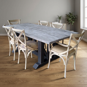 Juego de Mesa de Comedor de Madera para 6 Personas, Estilo Moderno, para Casa de Campo, Villa, Apartamento, Hotel, Plegable, de Lujo, Personalizable, Muebles para el Hogar - Product Image 3