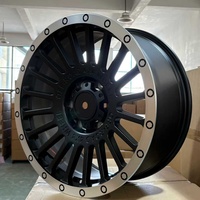 Rines Todoterreno Ligeros de Aleación Negros/Grises de 17 Pulgadas ET -12  PCD 6x139.7 5x150 5x114.3 para Tanks/BJ40s/Ranger/Harvey