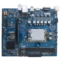 Carte mère d'ordinateur H610M-PLUS à prix avantageux, nouvelle, format M-ATX, LGA1700, pour ordinateur de bureau, Intel H610, 12e/13e/14e génération, double emplacement DDR4 RAM, 32 Go SATA