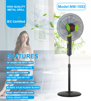 Ventilateur sur socle, Portable, électrique, Vertical, grand vent, 36-18 pouces
