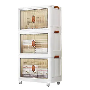 Offre spéciale armoire de rangement bacs de rangement en plastique empilable grand placard organisateur pour jouets tissu