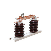 Hongyi Interrupteur-couteau isolateur haute tension de type nouveau GW9-12G/630-1250 pour unité de distribution annulaire murale 10KV, boîtier céramique intérieur, étain
