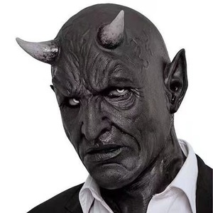 Máscara de Látex de Halloween para la Cabeza, Máscara Facial Completa de Terror para <span class=keywords><strong>Disfraces</strong></span>, Divertida para Fiestas, Juegos de Rol, <span class=keywords><strong>Carnaval</strong></span>, Cosplay, <span class=keywords><strong>Disfraces</strong></span> para Adultos - Product Image 4