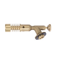Soplete de soldadura con pistola de cobre, antorcha de soplete de soldadura con encendido duradero