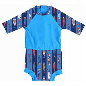 Venta caliente Bebés Pañal feliz Traje de neopreno Traje de baño infantil Niño Traje de neopreno para nadar - Product Image 6