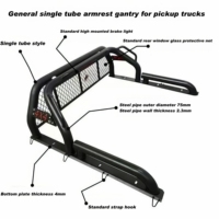Precio de Mayoreo Barra Antivuelco Trasera Estilo Deportivo de Carbono de Ajuste Universal para Exterior de Coche Nissan Mitsubishi Ranger Triton NP300 Toyota Hilux