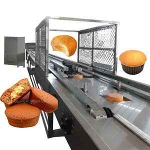 Sandwich cake processor equipment/Automatic layer cake bakery machines/Cupcake production line Service Machinery Overseas