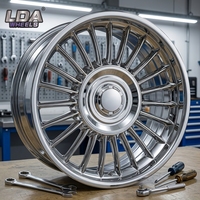 Jantes en alliage forgées sur mesure, fabrication directe d'usine, différentes tailles et spécifications personnalisées, jantes en alliage certifiées pour voitures électriques