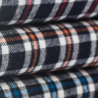 Poplin Flannel Plaid Shirt Fabric, School Uniform