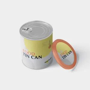 Dongguan Factory Empty Baby Milk Powder Metal Tin Cans Packaging Custom Printing Design Food Packing Round Tin Box