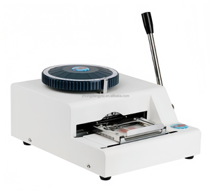 PVC Card Embosser Stamping Machine 52 Character Plastic ID VIP Card <b>Dog</b> <b>Tag</b> Embossing Machine Hand Operated Code Number Embosser - Product Image 1