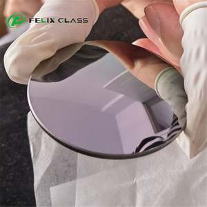 เฟลิกซ์อาร์เคลือบวัสดุเจอร์เมเนียมคริสตัลเดี่ยวเลนส์ทรงกลมพลาโนนูนเลนส์อินฟราเรดซิลิคอนไออาร์ - Product Image 3