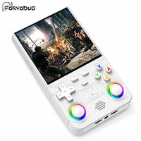 Console de jeu portable R36 Ultra 4 pouces IPS, rétro arcade, open source, WiFi, éclairage RGB, lecteur de jeux vidéo, 64 Go intégrés