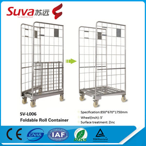 Contenedor de almacenamiento <span class=keywords><strong>grande</strong></span> rueda para transportar mercancías almacén jaulas - Product Image 3