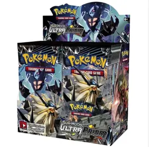 Factory 360 pcs/box playing games pokemoned cards booster box Children's games pokemoned booster collect cards