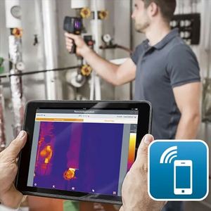Caméra thermique infrarouge Testo 872, thermomètre IR portable avec super-résolution 640x480 et contrôle par application Wi-Fi - Product Image 5