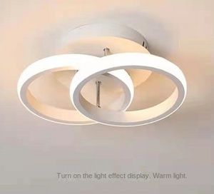 Luminaire de couloir LED minimaliste et moderne Plafonnier créatif monté en surface pour entrée Vestiaire Couloir pour salon AC - Product Image 5