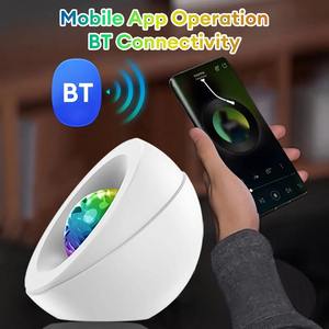 Lámpara de Proyección USB con Diseño de Galaxia Estrellada y Océano, Control Bluetooth, Proyector de Luz RGBW, Altavoz de Música para Decoración, Regalo para Fiestas - Product Image 2