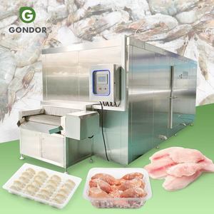 Túnel de Congelación Instantánea IQF para Papas Fritas, Sistema de Nitrógeno Líquido CO2 para Congelación de Pescado Sardina de 5 Toneladas, Nantong - Product Image 1