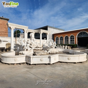 Fuente Grande de mármol de <span class=keywords><strong>Trevi</strong></span> de piedra de jardín - Product Image 6