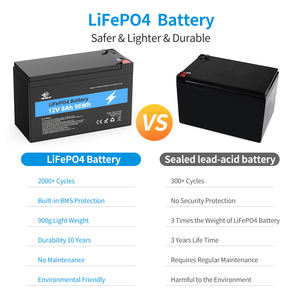 12ボルトリチウムイオンバッテリーLifepo412v8ahソーラーバッテリー家庭用緊急保管システム用12vLifepo4バッテリー - Product Image 2