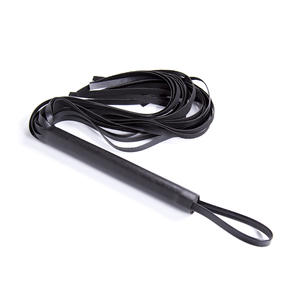 Látigo de Cuero Negro para Parejas, Juguetes Sexuales para Adultos, Látigo Suelto con Mango de Siete Clavos, Accesorios para Juegos de Rol de Azotes - Product Image 2