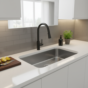 [BAEKJO] EUROPEAN BS800 <b>Kitchen</b> <b>Sink</b> with Hygienic Steel Surface Resistant to Stains and Bacteria - Product Image 3