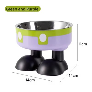 Wholesale 2025 Fine Era Factory Price Large Capacity Stainless Steel Dog <b>Cat</b> Bowl Anti-Knock Neck Protection Pet Bowls <b>Feeders</b> - Product Image 5