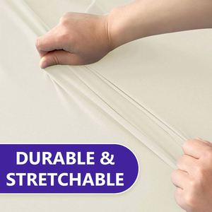 Arched Stretch Simple Polyester Durable Wrinkle-Free Customizable Solid Pattern Dye Sublimation Printed <b>Table</b> Cover 6FT - Product Image 5
