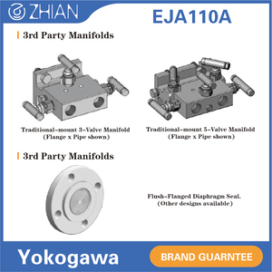 Yok ogawa 4 ~ 20mA Mess flüssigkeits-, Gas-oder Dampf pegel-, Dichte-und Druck messumformer EJA110A Differenz druckt rans mitter - Product Image 5