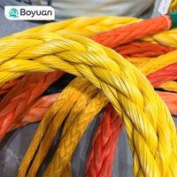 Corde en polyéthylène à très haut poids moléculaire Boyuan, 100% UHMWPE, 10 mm, corde statique flottante pour la navigation, fournitures marines