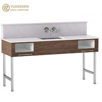 Juego de Muebles Modernos para Dormitorio de Hotel/Apartamento Comercial: Cama de Madera Sólida con Cabecera y Mesita de Noche, Muebles Duraderos para Contratos