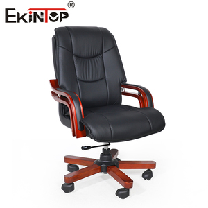 Silla de Oficina Ejecutiva Giratoria de Cuero de Lujo Sinonis, Silla Ergonómica de Respaldo Alto con Reposabrazos Acolchados para Muebles de Oficina - Product Image 2