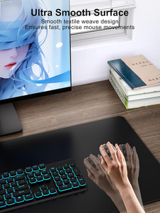 Biểu Tượng Tùy Chỉnh Lớn Không Thấ<span class=keywords><strong>m</strong></span> Nước Da Đen Không Dây Sạc Chơi Game Là<span class=keywords><strong>m</strong></span> Việc Mousepad <span class=keywords><strong>M</strong></span>áy Tính Xách Tay Túi Cho <span class=keywords><strong>M</strong></span>áy Tính Bàn Mat Chuột Pad - Product Image 4