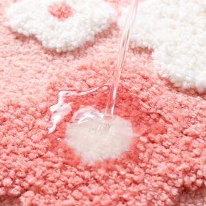 Alfombra de Baño Personalizada, Extra Suave, de Microfibra Ecológica, con Diseño Floral, Hecha a Máquina, Absorbente, Antideslizante, Linda - Product Image 2