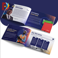Brochure personnalisée en couleur, catalogue d'entreprise de la marque Fangda, prix bas, écologique, de bonne qualité, impression sur papier