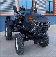 Tractor Agrícola Pequeño de 35 HP con Accesorios Opcionales: Cargador Frontal y Enganche de 3 Puntos, Compatible con Varios Implementos Agrícolas