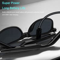 Lunettes de soleil intelligentes SG-23 Pro avec traduction instantanée IA, contrôle tactile, prise en charge de la traduction des appels vidéo, de la traduction des photos, etc.