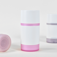 50G 75G personnalisé vide biodégradable paille de blé PP torsion déodorant bâton conteneur tube rond emballage