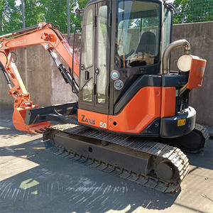 Envío Gratis: Excavadora de Orugas Usada Hitachi ZX50U de 5 Toneladas, Mini Excavadora de Segunda Mano con Acoplador Rápido y Hoja Topadora para <span class=keywords><strong>Casa</strong></span> y Granja - Product Image 4