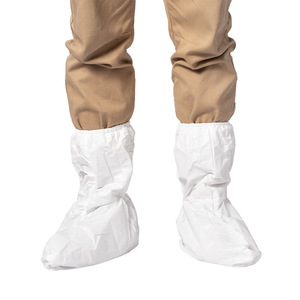 Cubrezapatos de Seguridad Blancos, Talla Universal, Material SMS, Resistentes a la Abrasión, para Uso en Laboratorios y Salas Limpias - Product Image 1