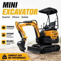Mini-excavatrices chinoises neuves, les plus petites, avec crochet, pour usage agricole – Meilleures excavatrices chinoises