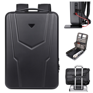 Gran oferta ABS hombres carcasa dura antirrobo <span class=keywords><strong>bolsa</strong></span> de ordenador de negocios con puerto de carga USB mochila impermeable para ordenador portátil - Product Image 1