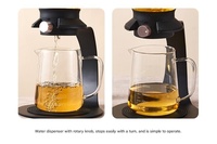 BEILAIFEI – Cafetière et théière moderne en verre borosilicate, pour infusion chaude et extraction à froid, idéale pour cafés et salons de thé, modèle portable, design cadeau, modèle 600