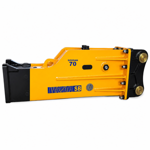 Nouveau modèle de brise-roche hydraulique SB70 pour la construction avec burin pour excavatrices de 16 à 21 tonnes, poids de 1500 kg, industries minières - Product Image 1