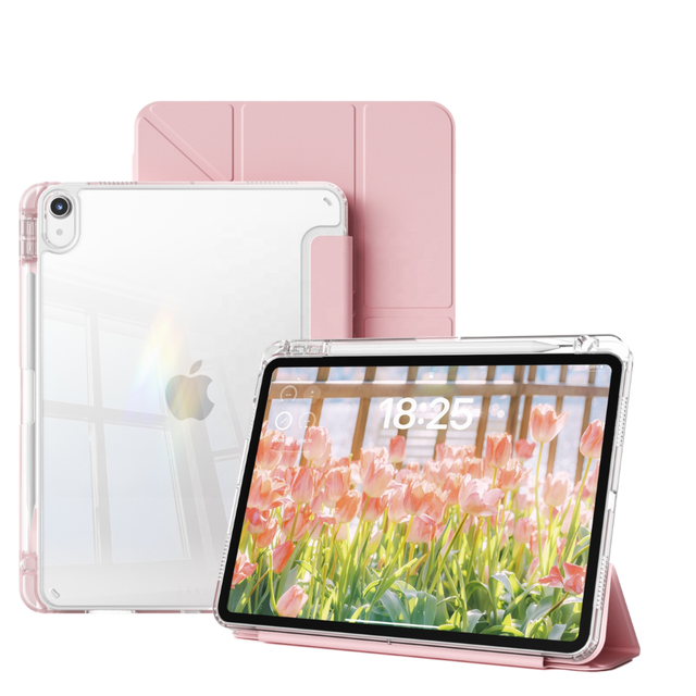 PU Leather Case Magnetic for iPad 10th 10.9 2022 and iPad 11th Gen 2025 Tablet A16 with Magnetic Detachable Y-Shaped Folding