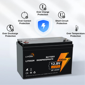 Lvyuan batteria al litio ferro fosfato 12v batteria di accumulo di energia casa 100ah Lifepo4 batteria - Product Image 2