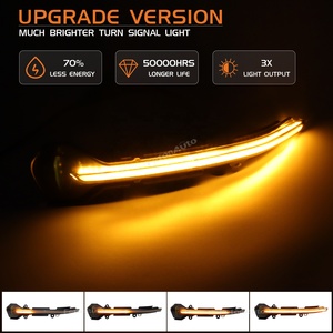 Luci a LED per Indicatori di Direzione Sequenziali per <span class=keywords><strong>Seat</strong></span> Ibiza MK5 6F Leon Mk3 5F <span class=keywords><strong>Arona</strong></span> KJ7 Frecce Dinamiche per Specchietto Laterale - Product Image 2