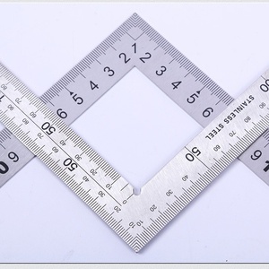 Regla de Ángulo Recto de Acero Inoxidable de Grado Industrial para Trabajos en Madera, Herramientas Manuales ODM Personalizadas - Product Image 1